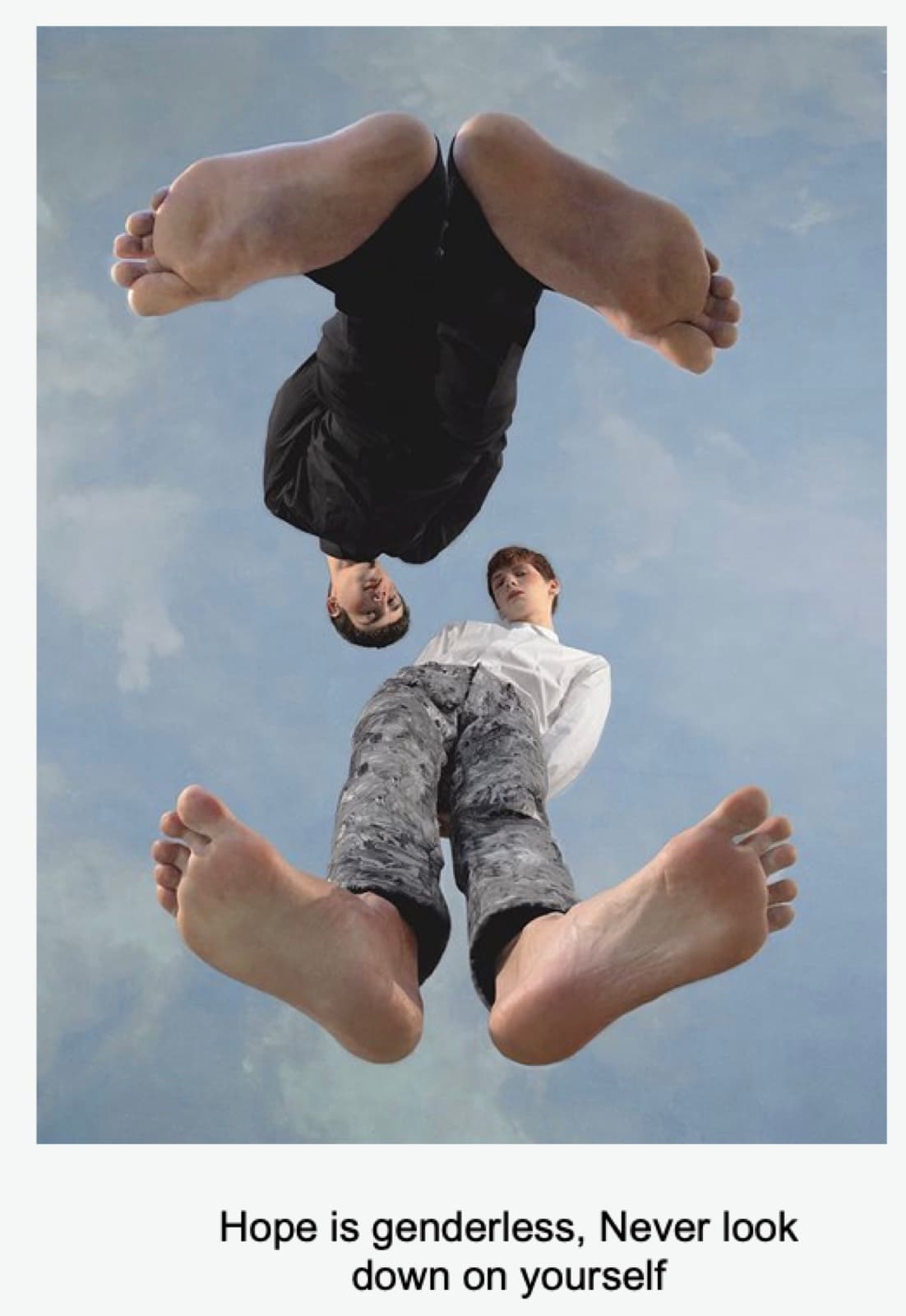 "Hope is genderless", campaign visual