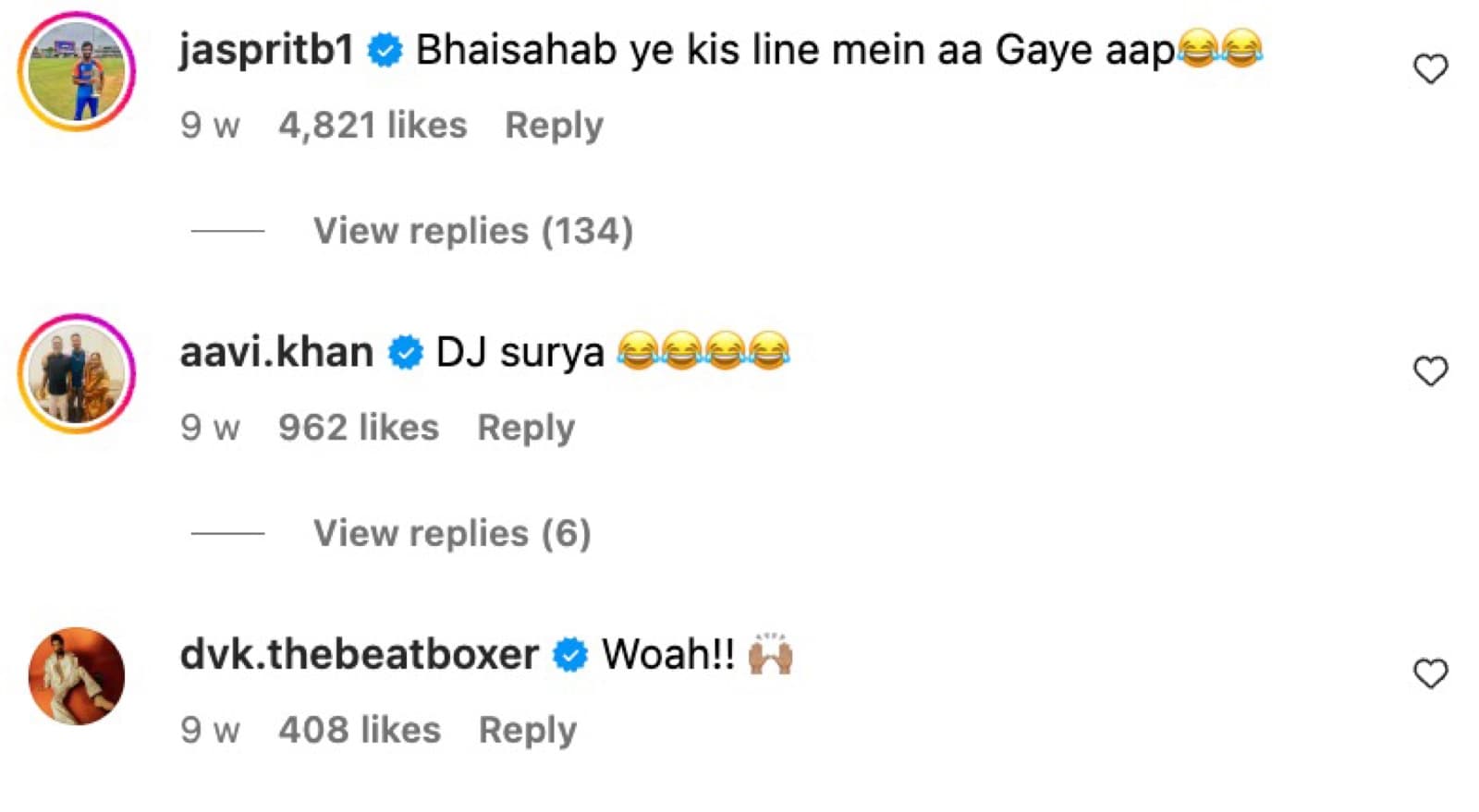 Suryakumar Yadav's Instagram post promoting TIGC's #BeYourOwnSky campaign
